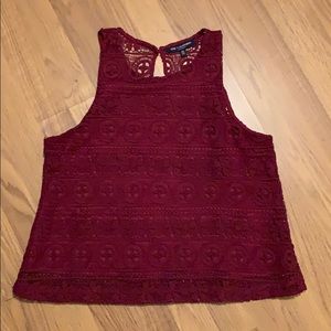 One Clothing LA Maroon tank 🌸